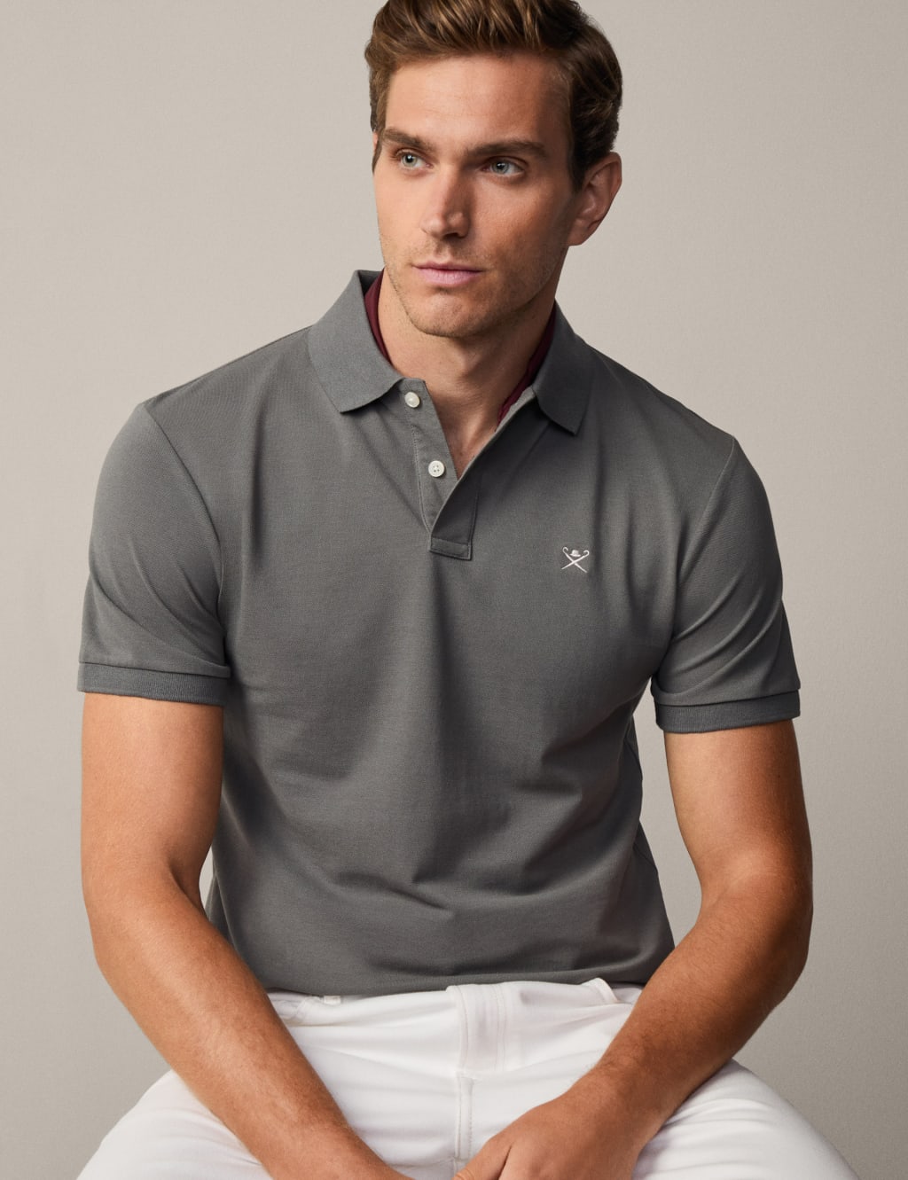 Slim Fit Pure Cotton Polo Shirt