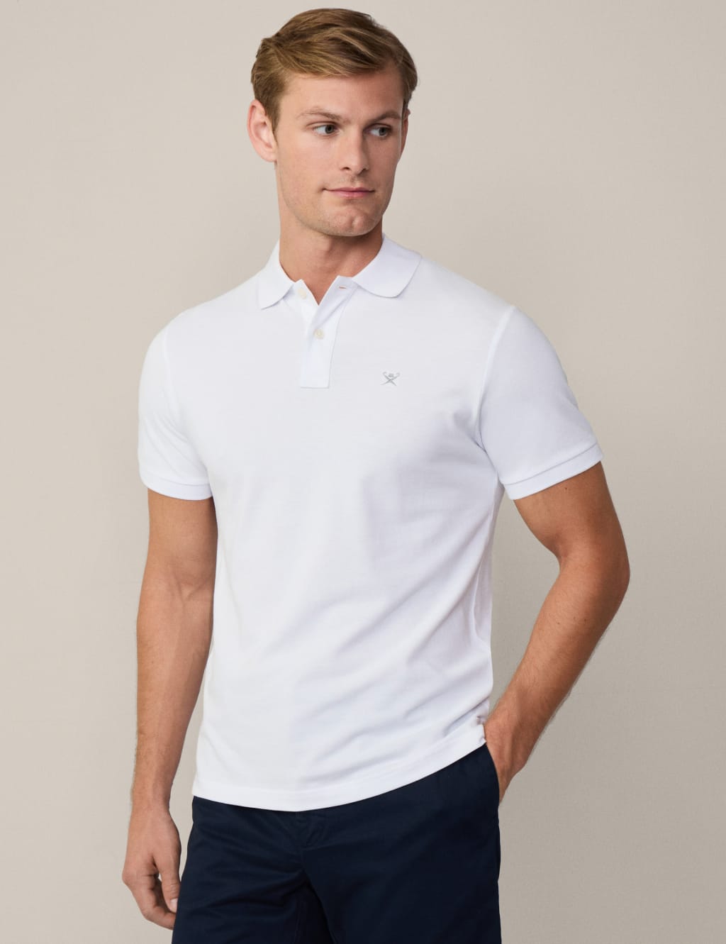 Slim Fit Pure Cotton Polo Shirt