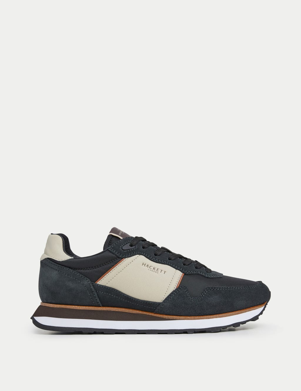 Suede Lace Up Trainers