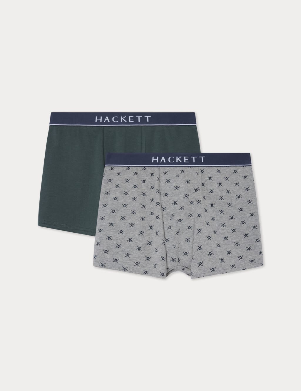 2pk Cotton Stretch Pattern Boxers