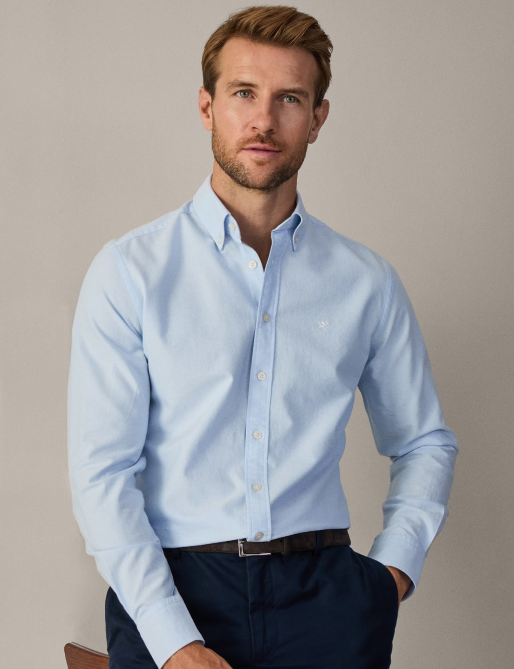Slim Fit Pure Cotton Oxford Shirt