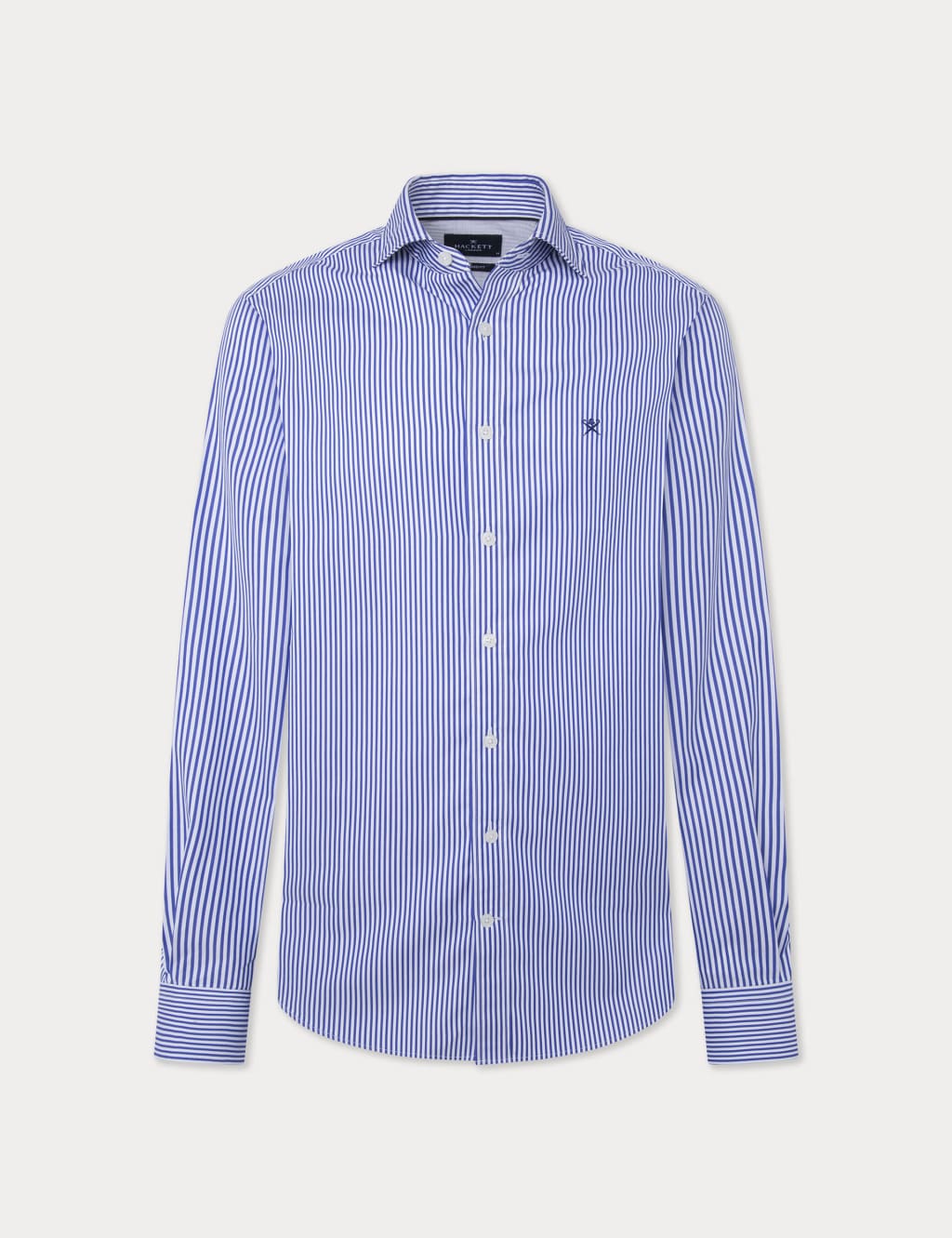 Regular Fit Pure Cotton Striped Oxford Shirt