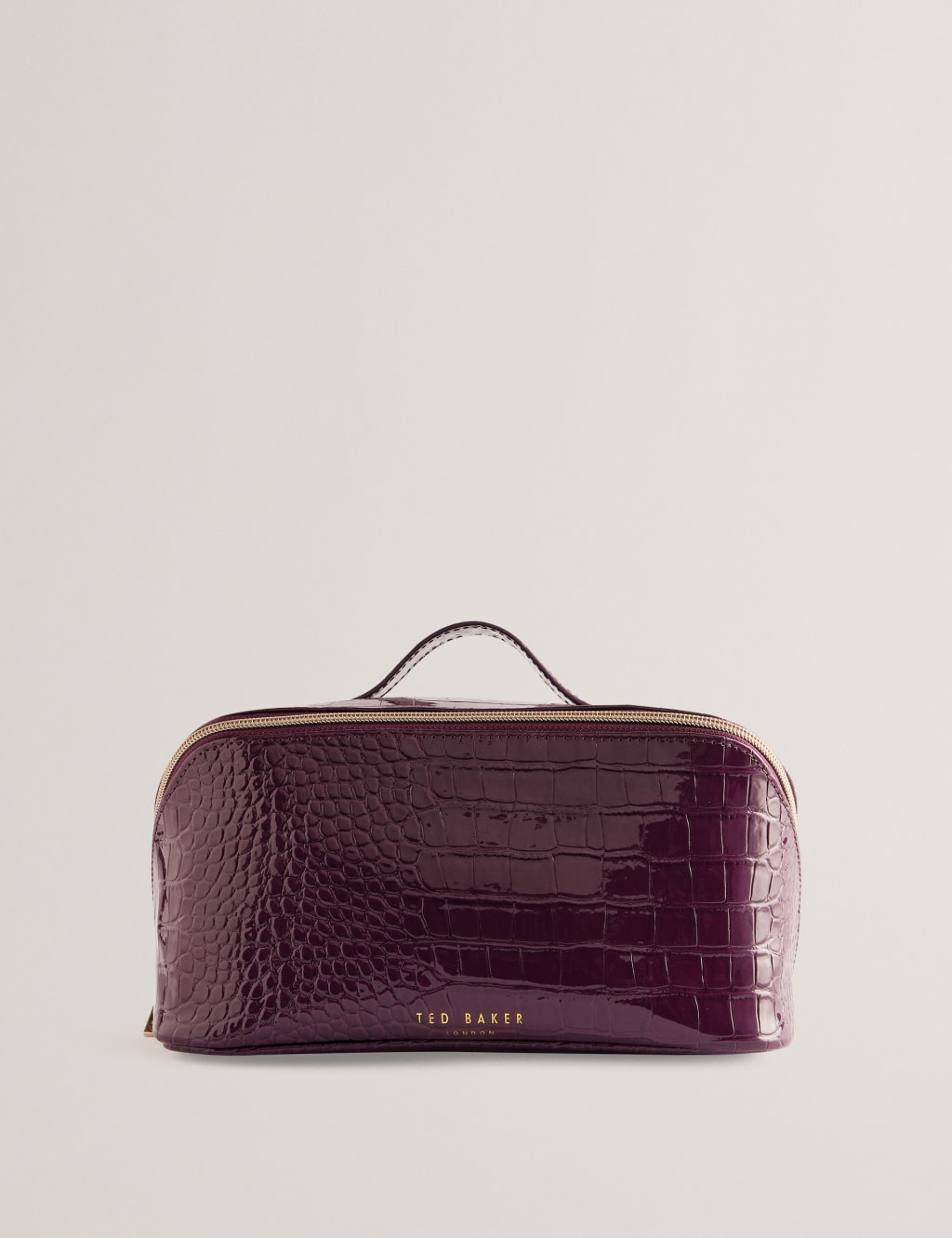 Haanas Imitation Croc Large Washbag