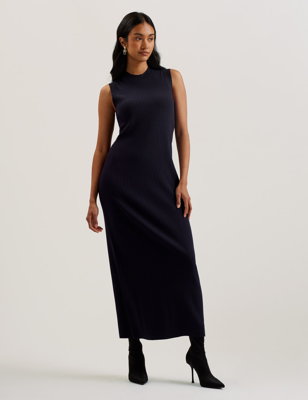 Knitted Maxi Column Dress
