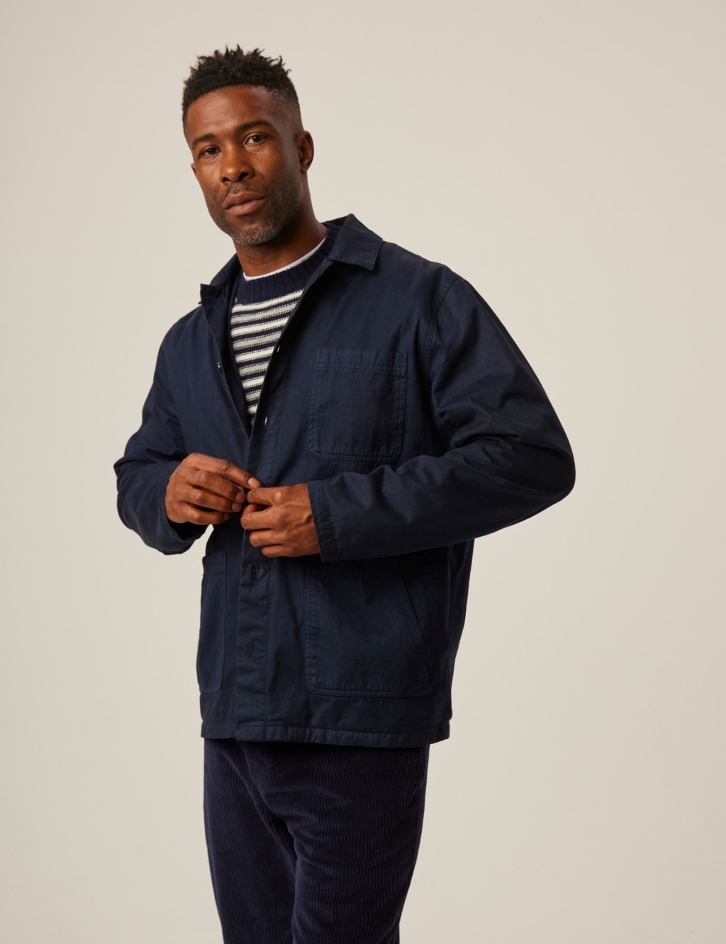 Men s Navy Coats Jackets at M S