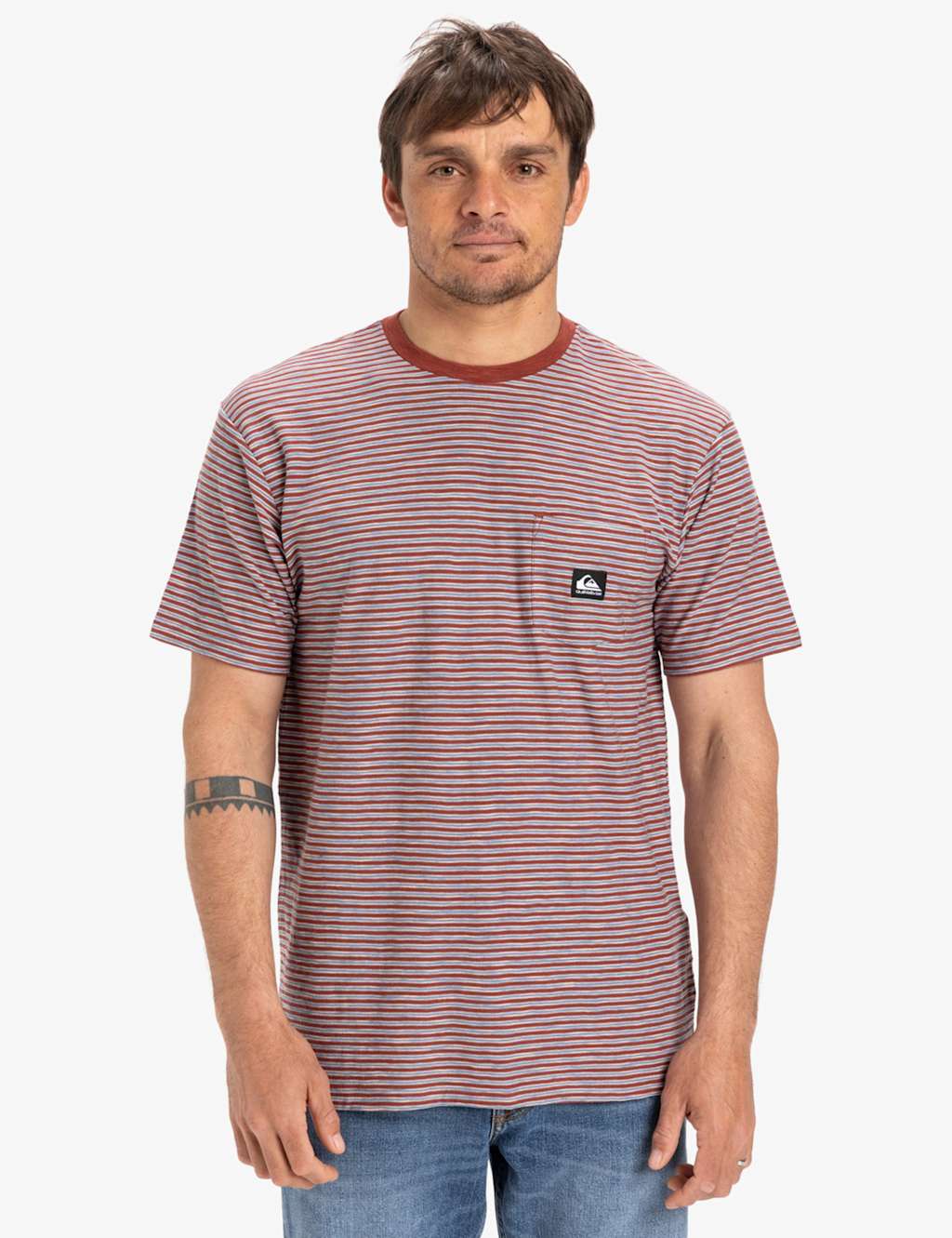Pure Cotton Striped T-Shirt