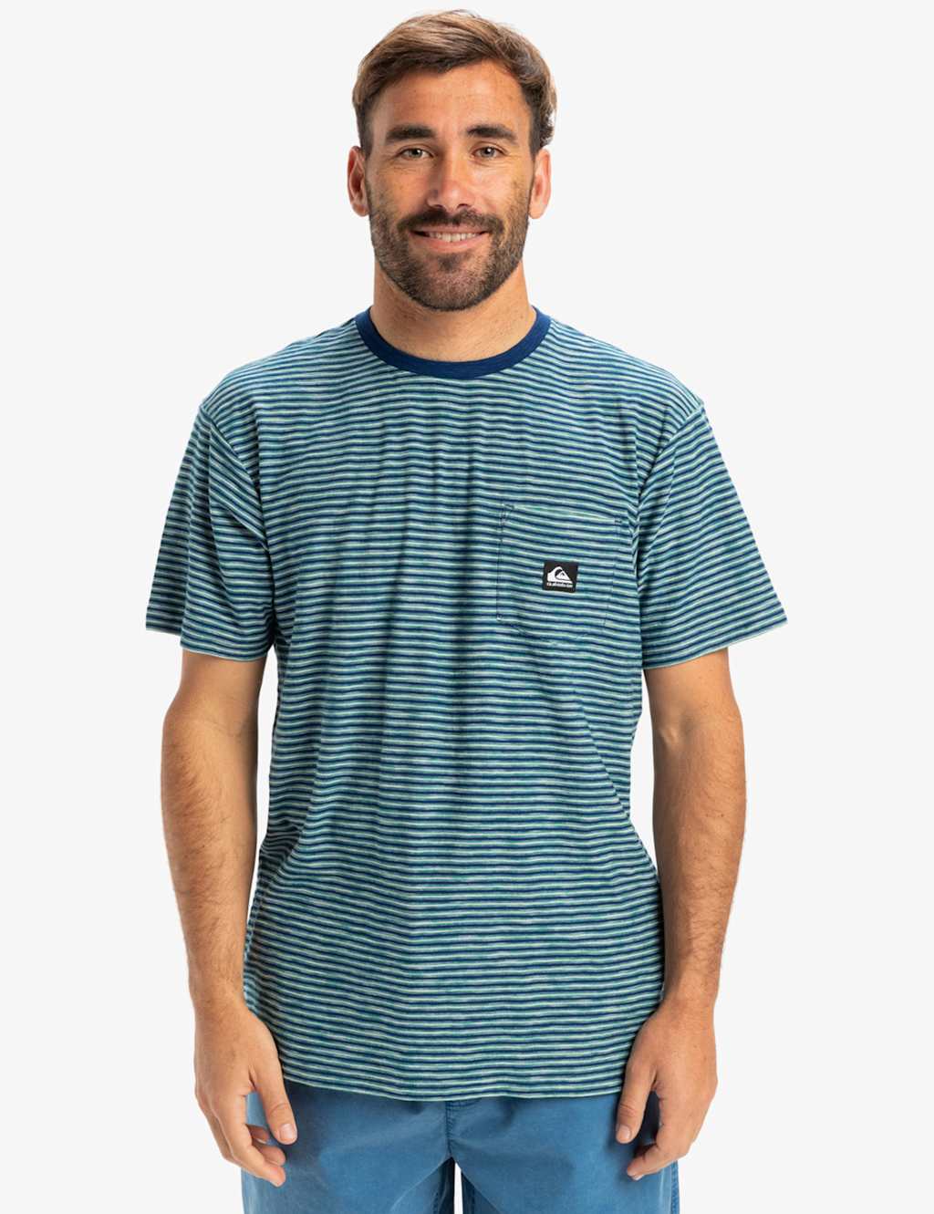 Pure Cotton Striped T-Shirt