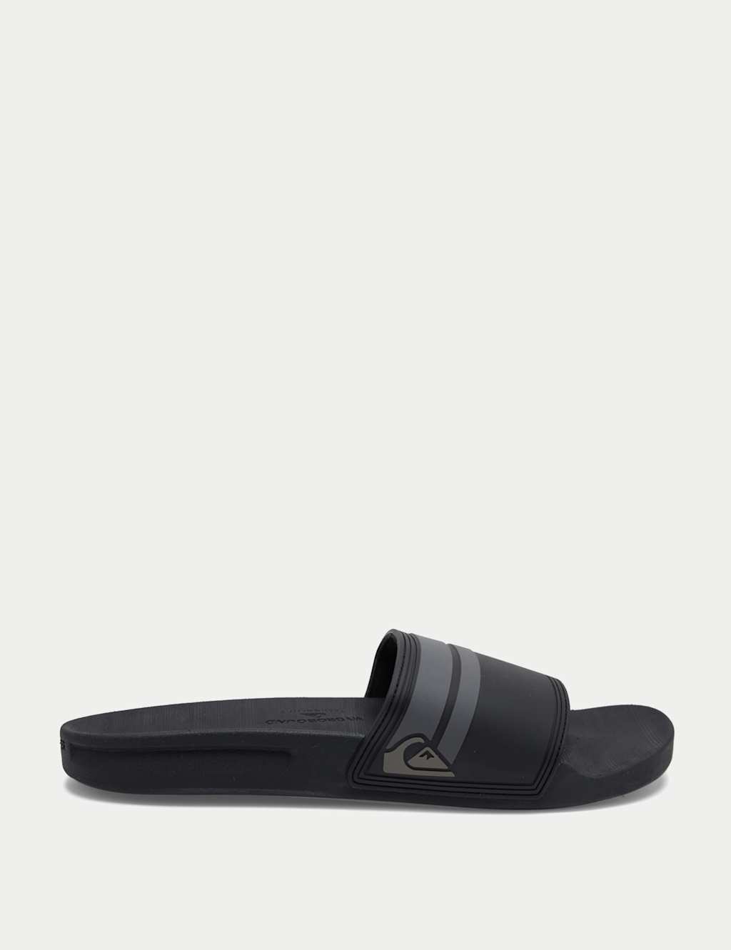 Quiksilver Rivi Slide Contoured Sliders Black