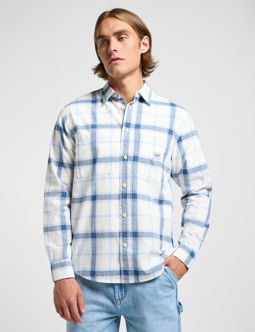Workwear Pure Cotton Flannel Check Shirt