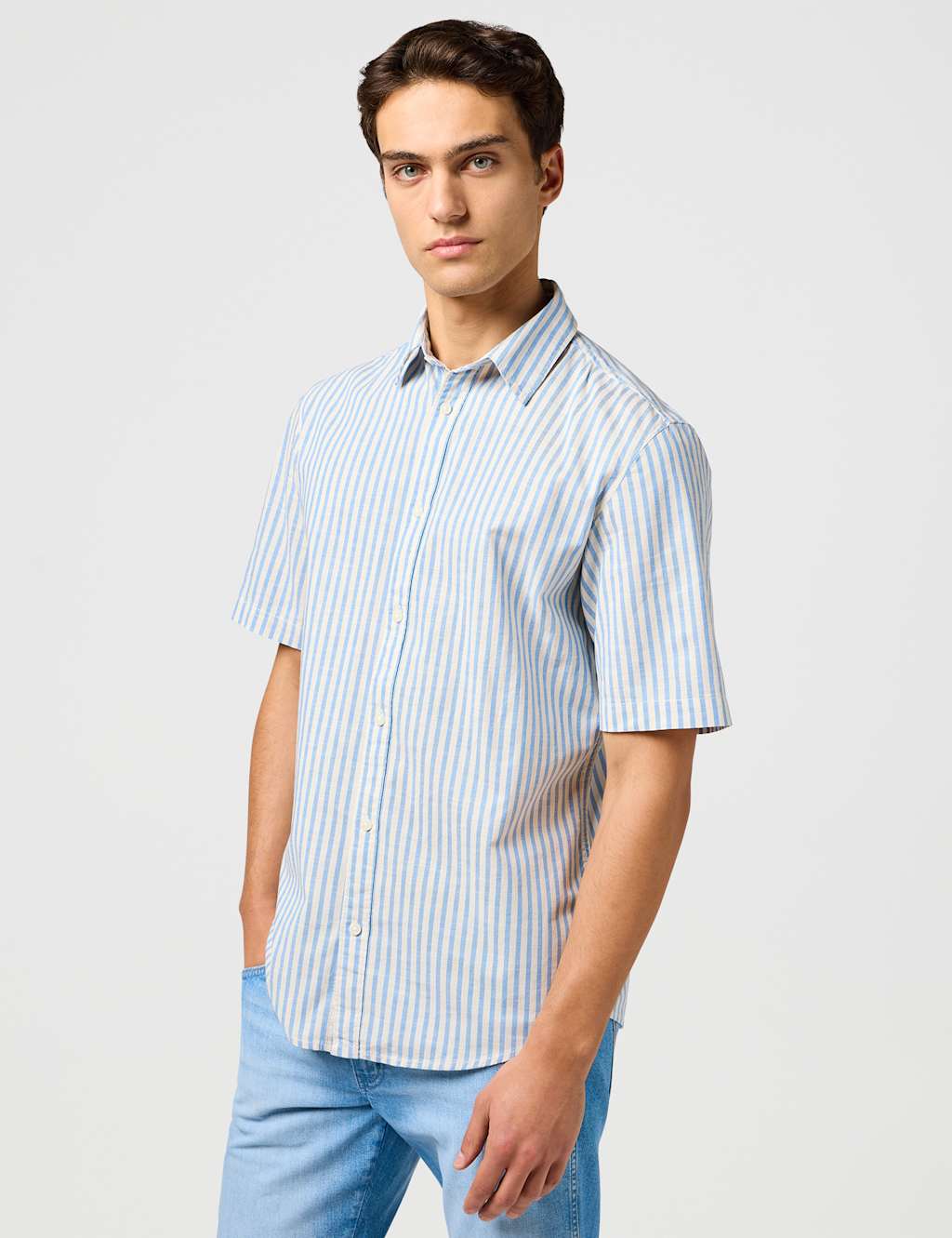 Pure Cotton Striped Shirt