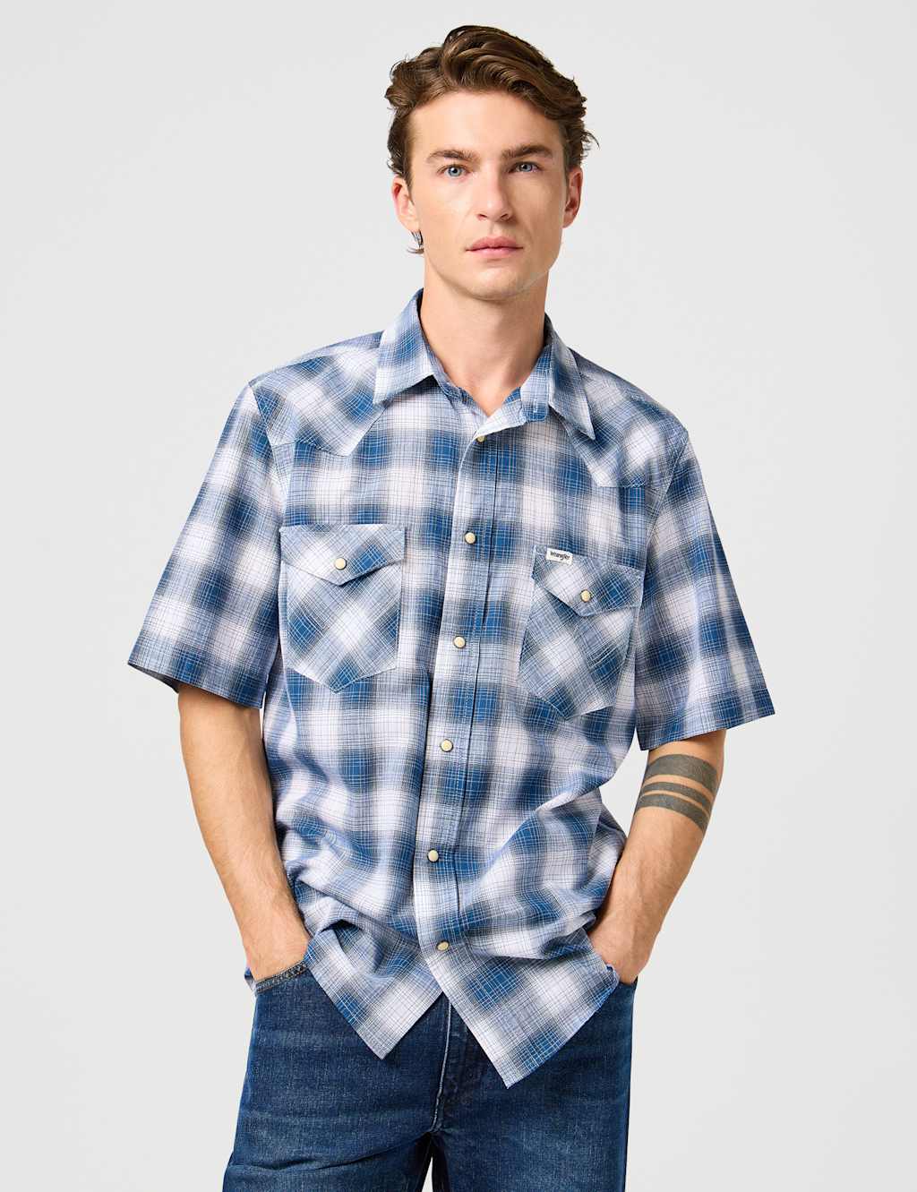 Western Cotton Rich Check Shirt