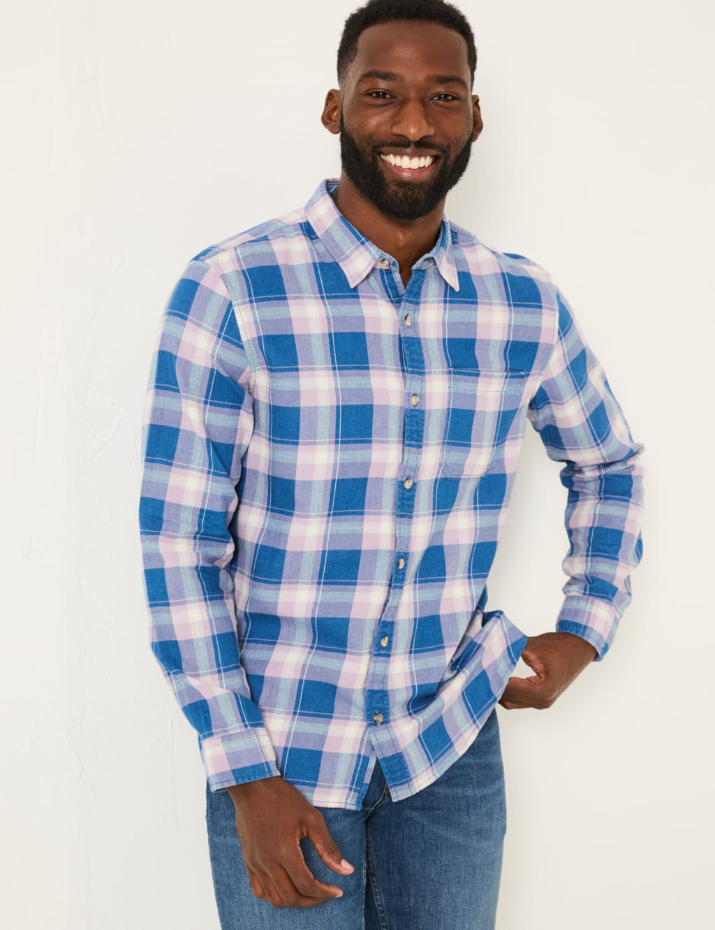 Pure Cotton Check Shirt