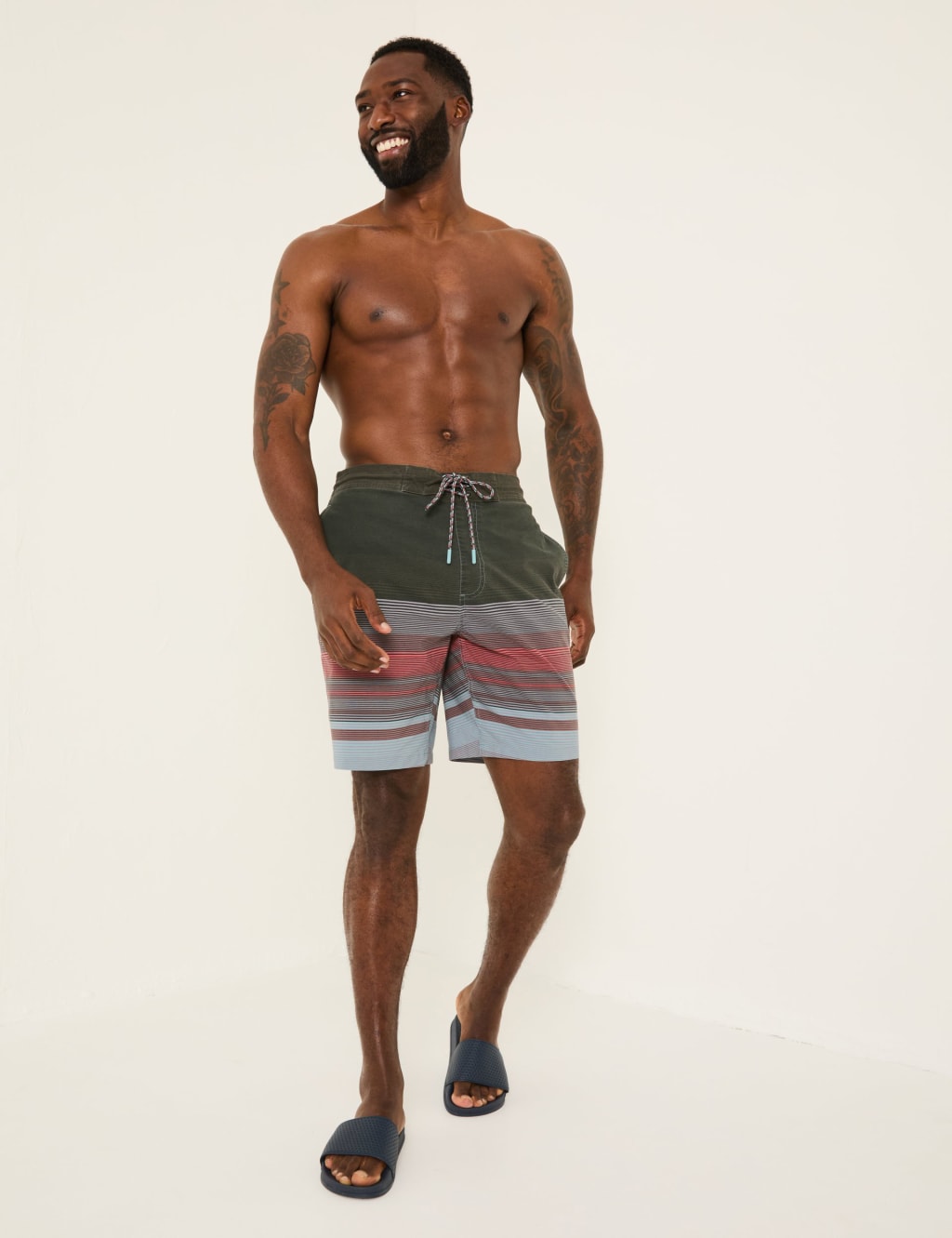 Camber Striped Swim Shorts