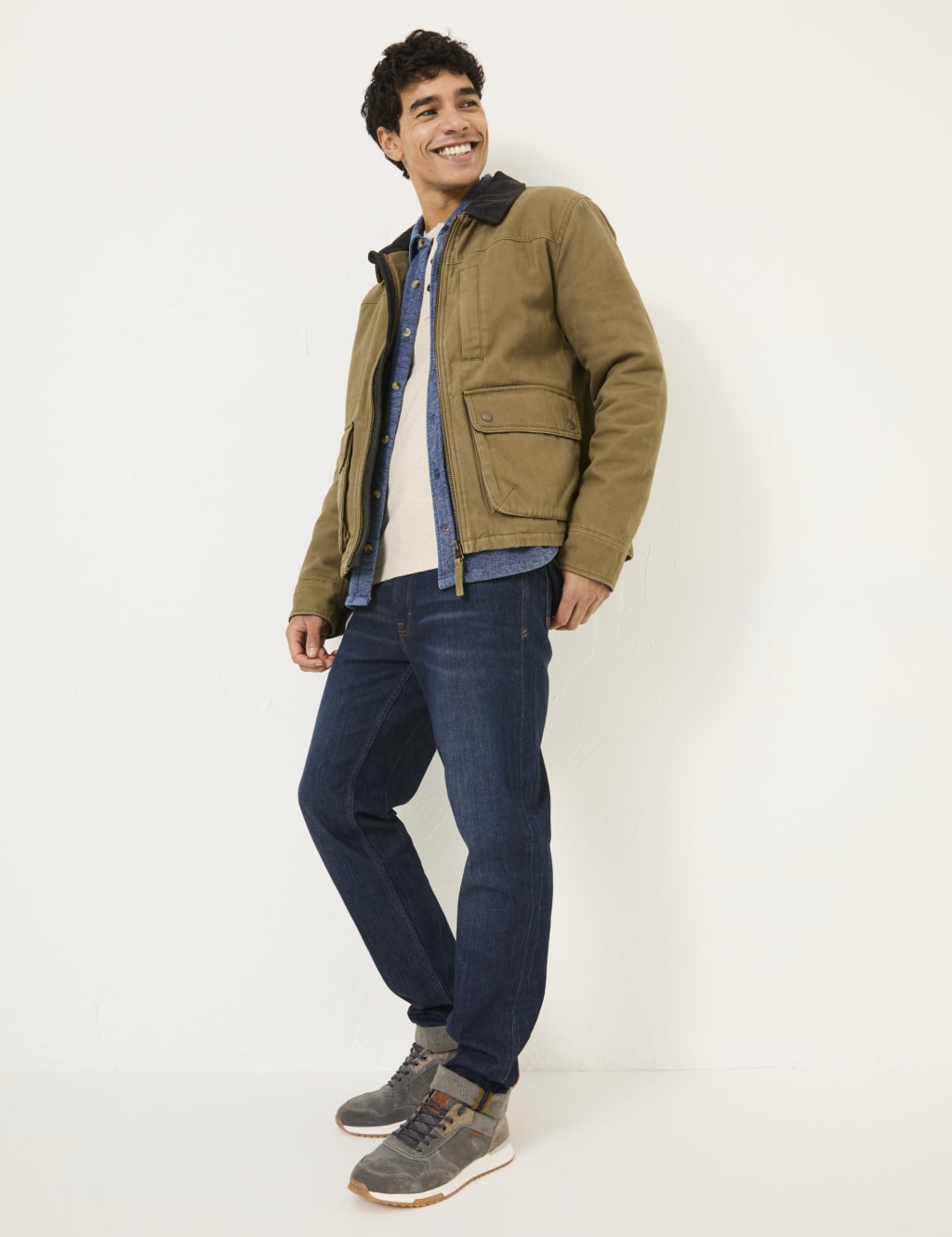 Pure Cotton Canvas Jacket
