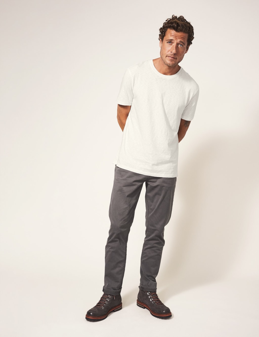 Pure Cotton Crew Neck T-Shirt