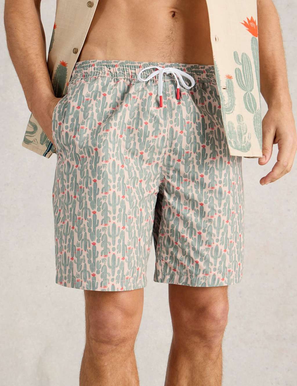 Cactus Print Swim Shorts
