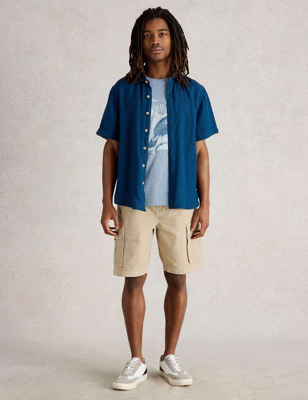Pure Cotton Cargo Shorts