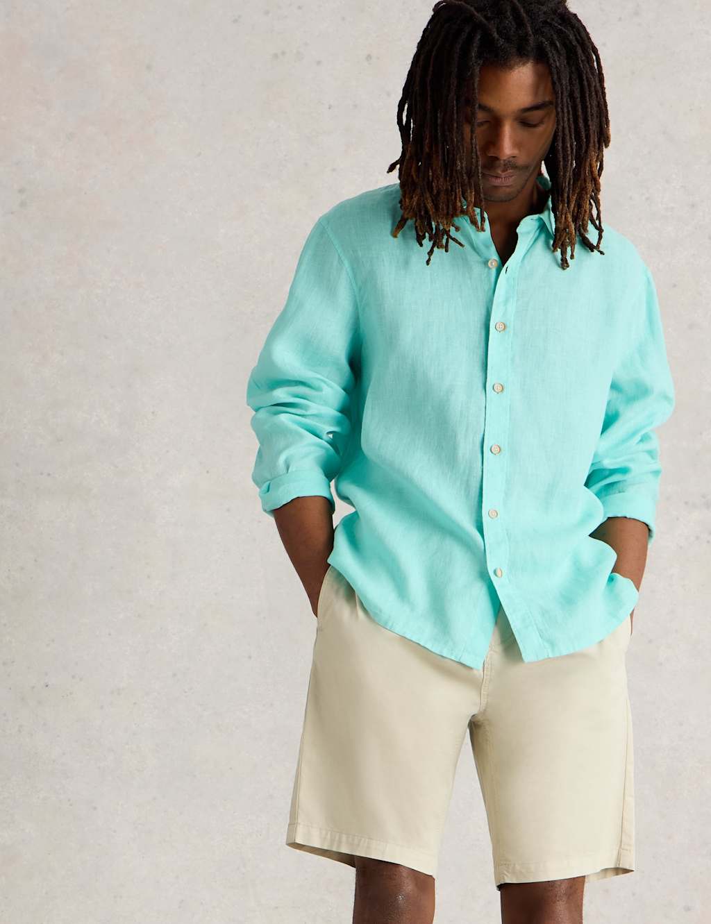 Regular Fit Pure Linen Shirt