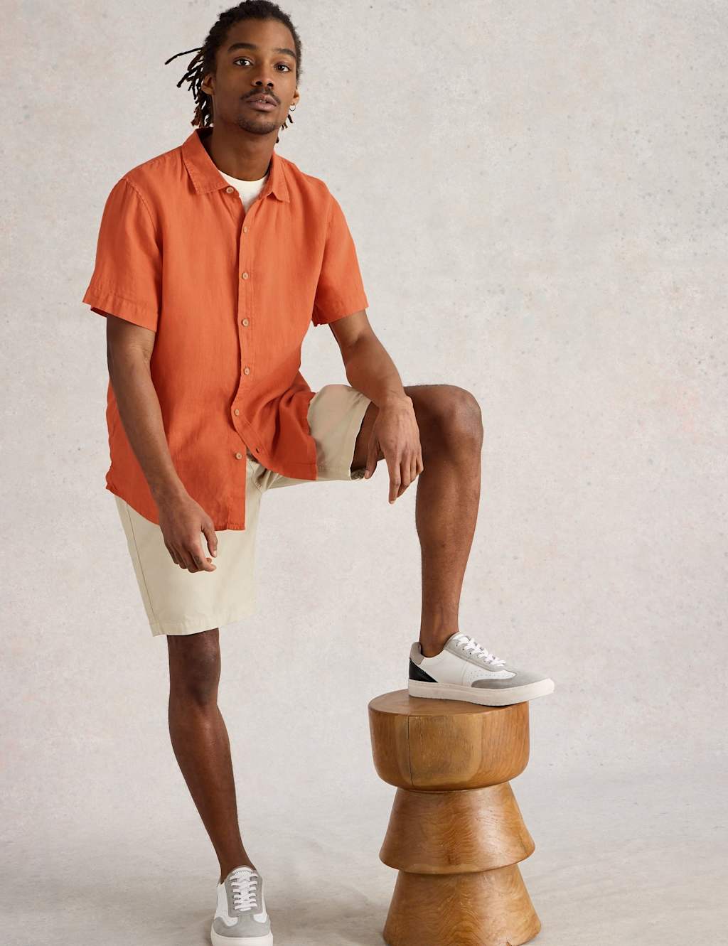 Regular Fit Pure Linen Shirt