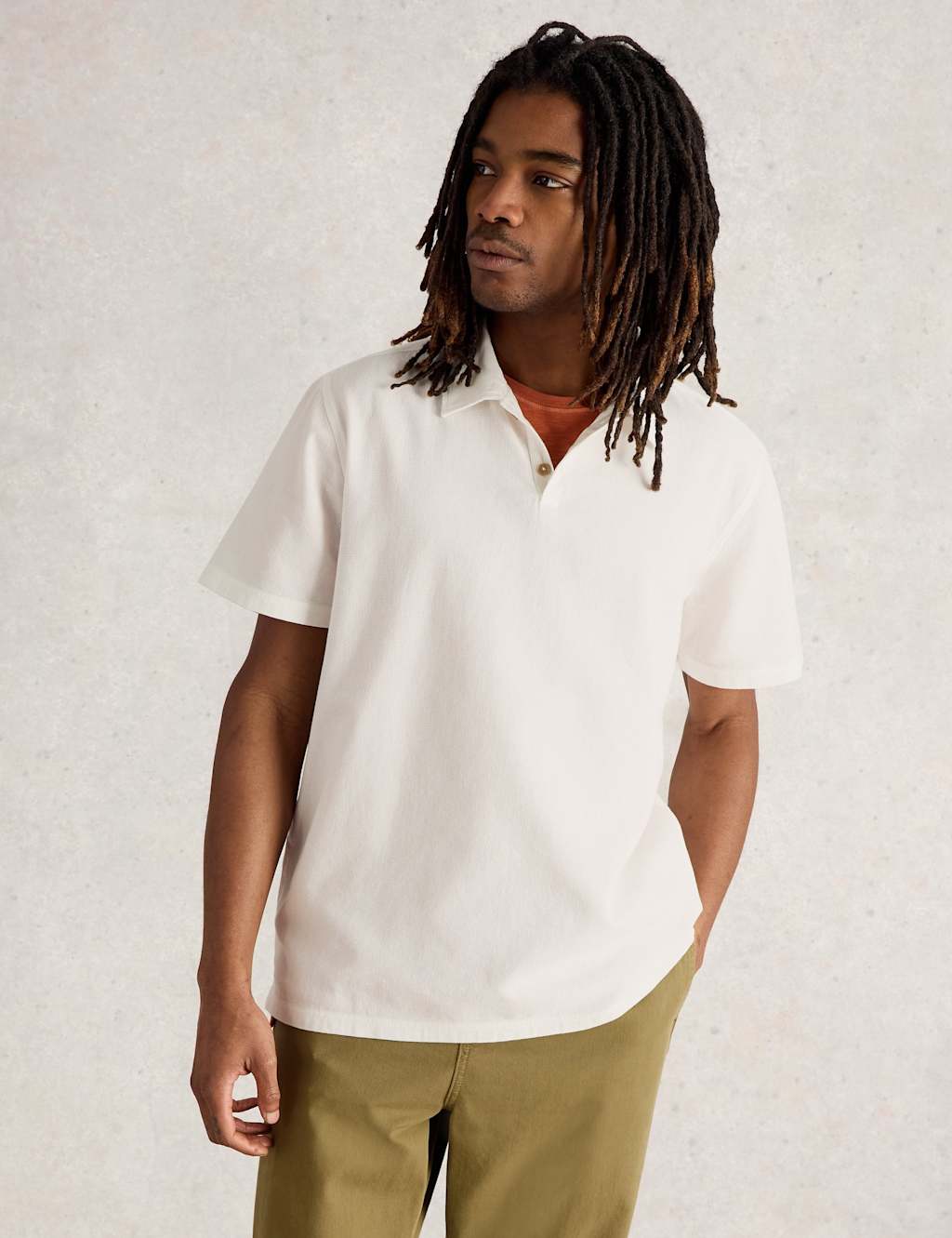 Pure Cotton Polo Shirt