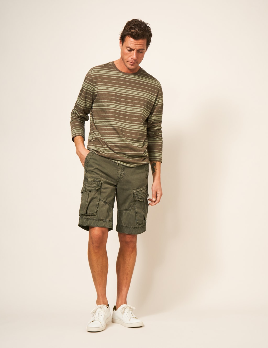 Pure Cotton Cargo Shorts