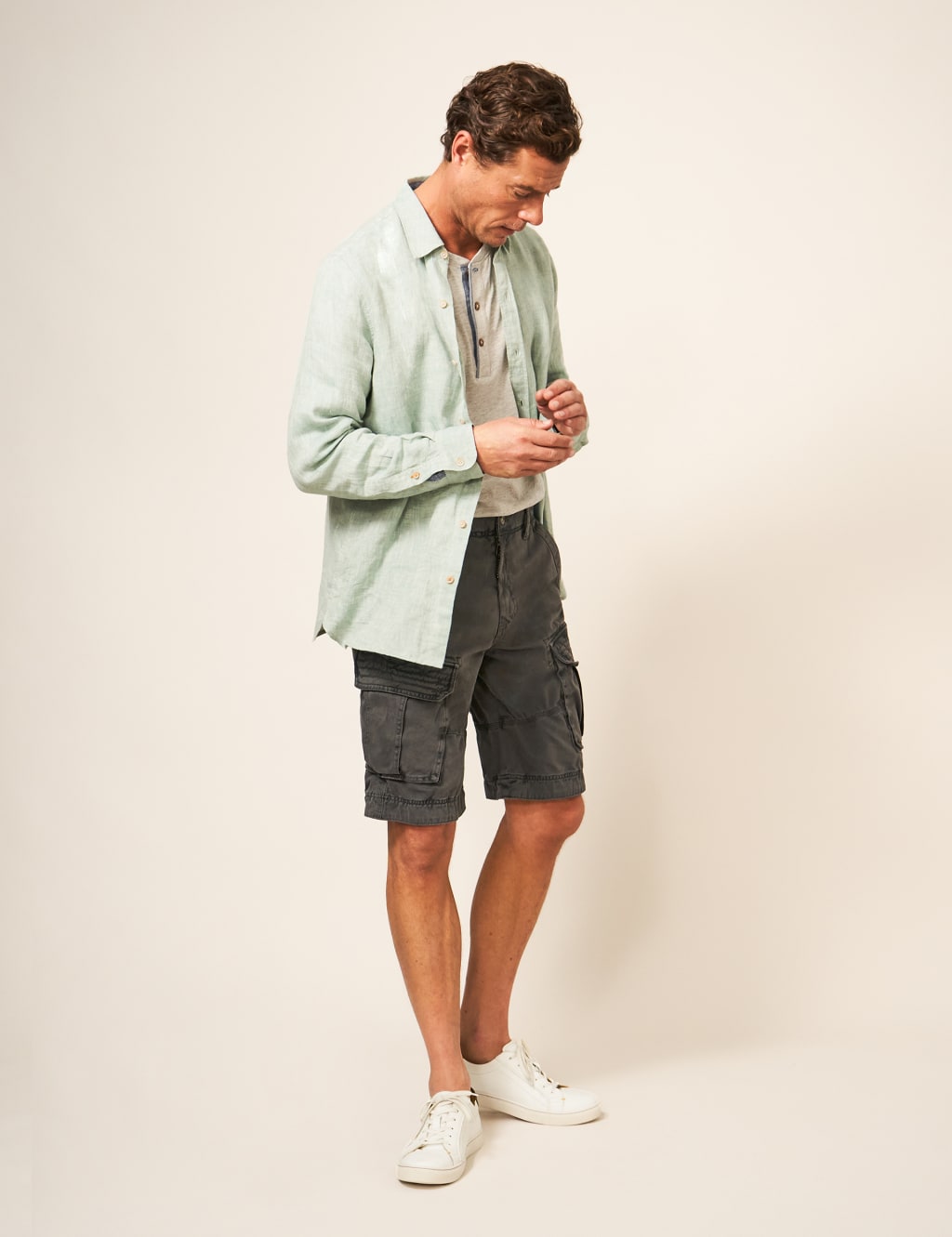 Pure Cotton Cargo Shorts