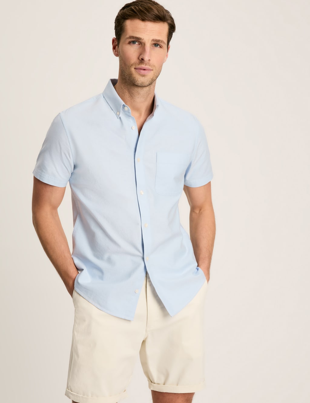 Mens short sleeve shirts marks and spencer clearance