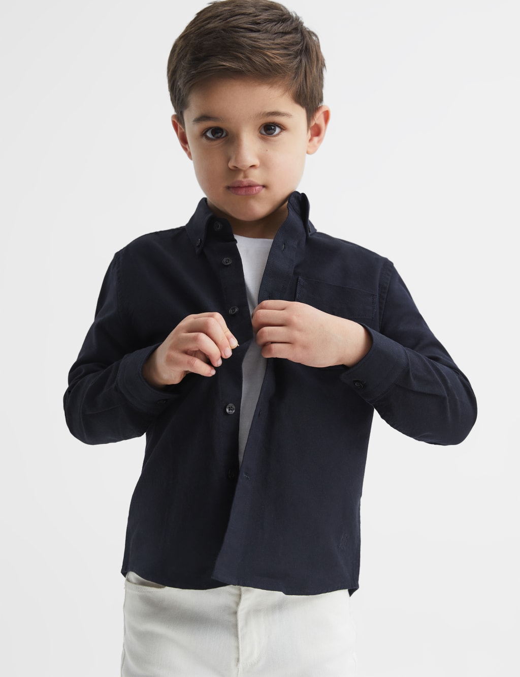Pure Cotton Oxford Shirt (3-14 Yrs)