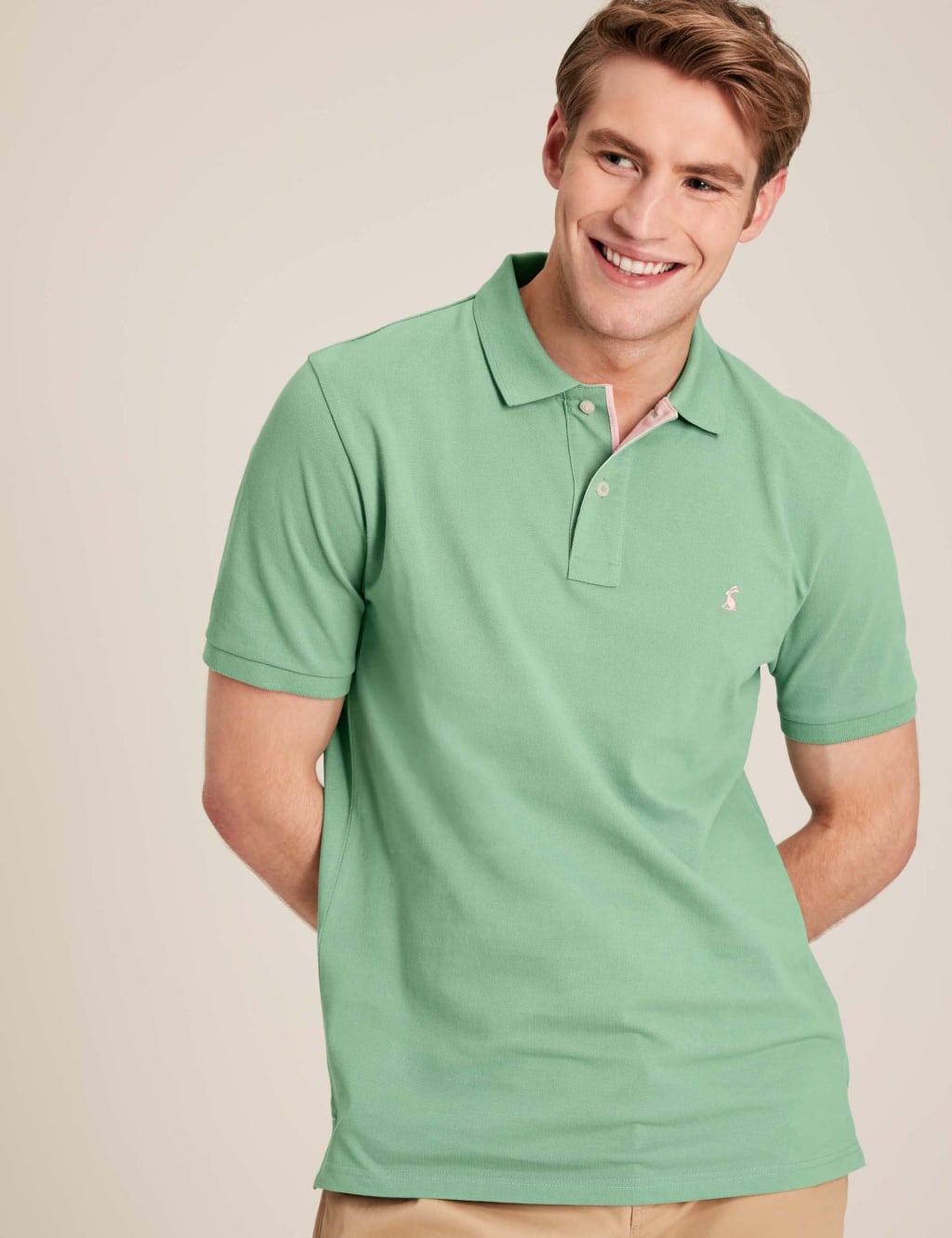 Joules Pure Cotton Polo Shirt Green