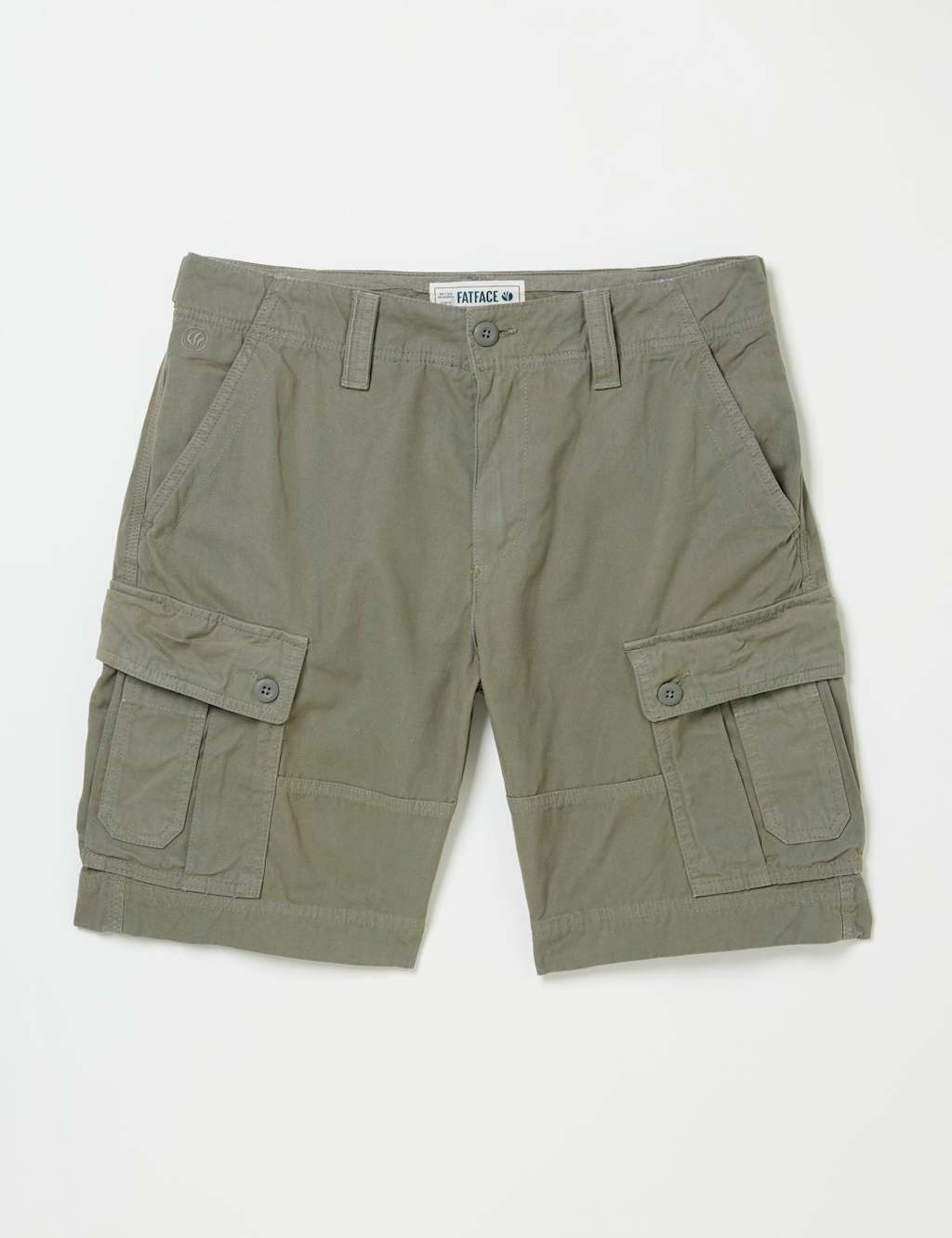 Regular Fit Pure Cotton Cargo Shorts