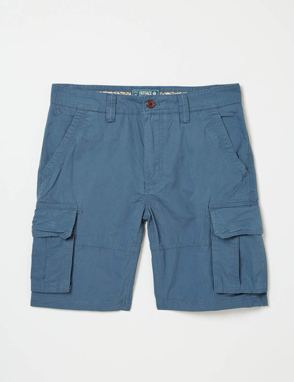 Regular Fit Pure Cotton Cargo Shorts