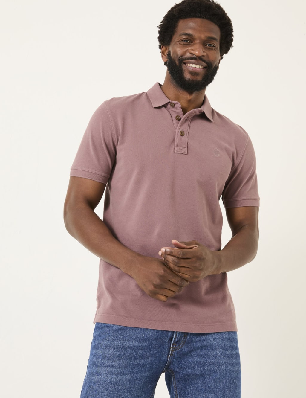 Pure Cotton Pique Polo Shirt