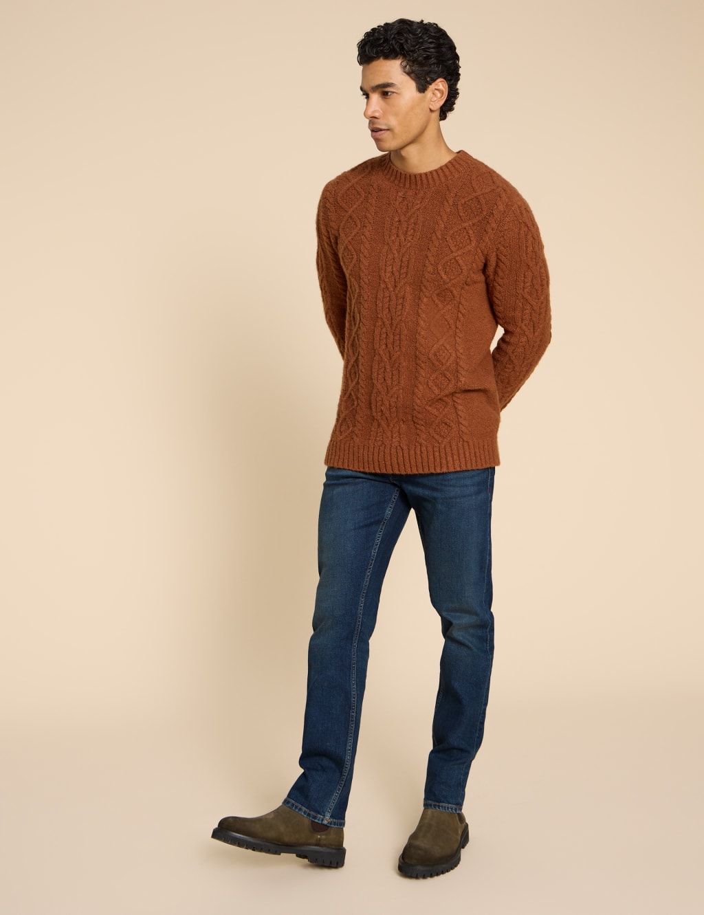 Straight Fit 5 Pocket Jeans