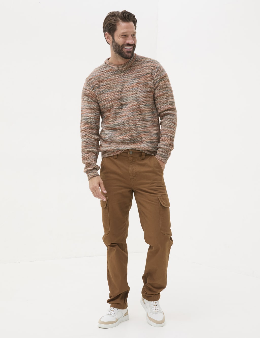 Pure Cotton Cargo Trousers