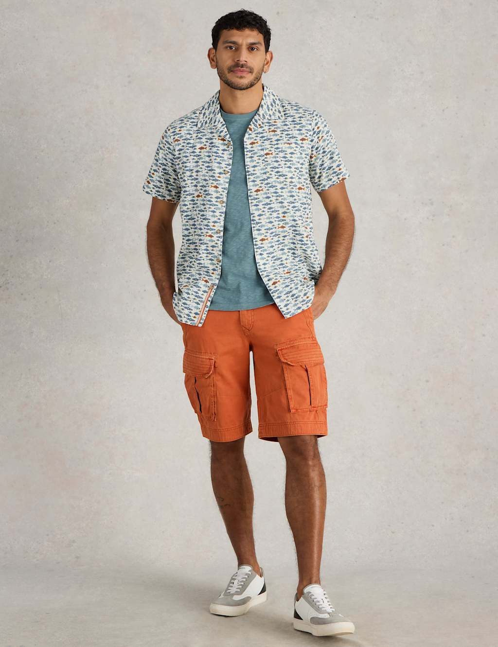 Pure Cotton Cargo Shorts