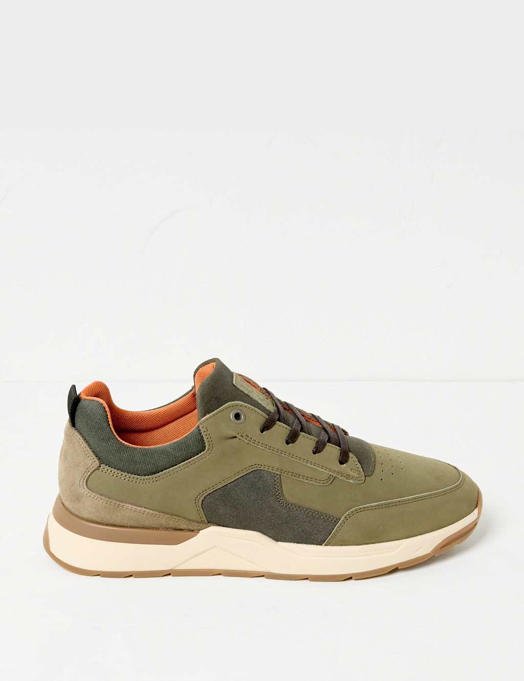 Suede Lace Up Trainers