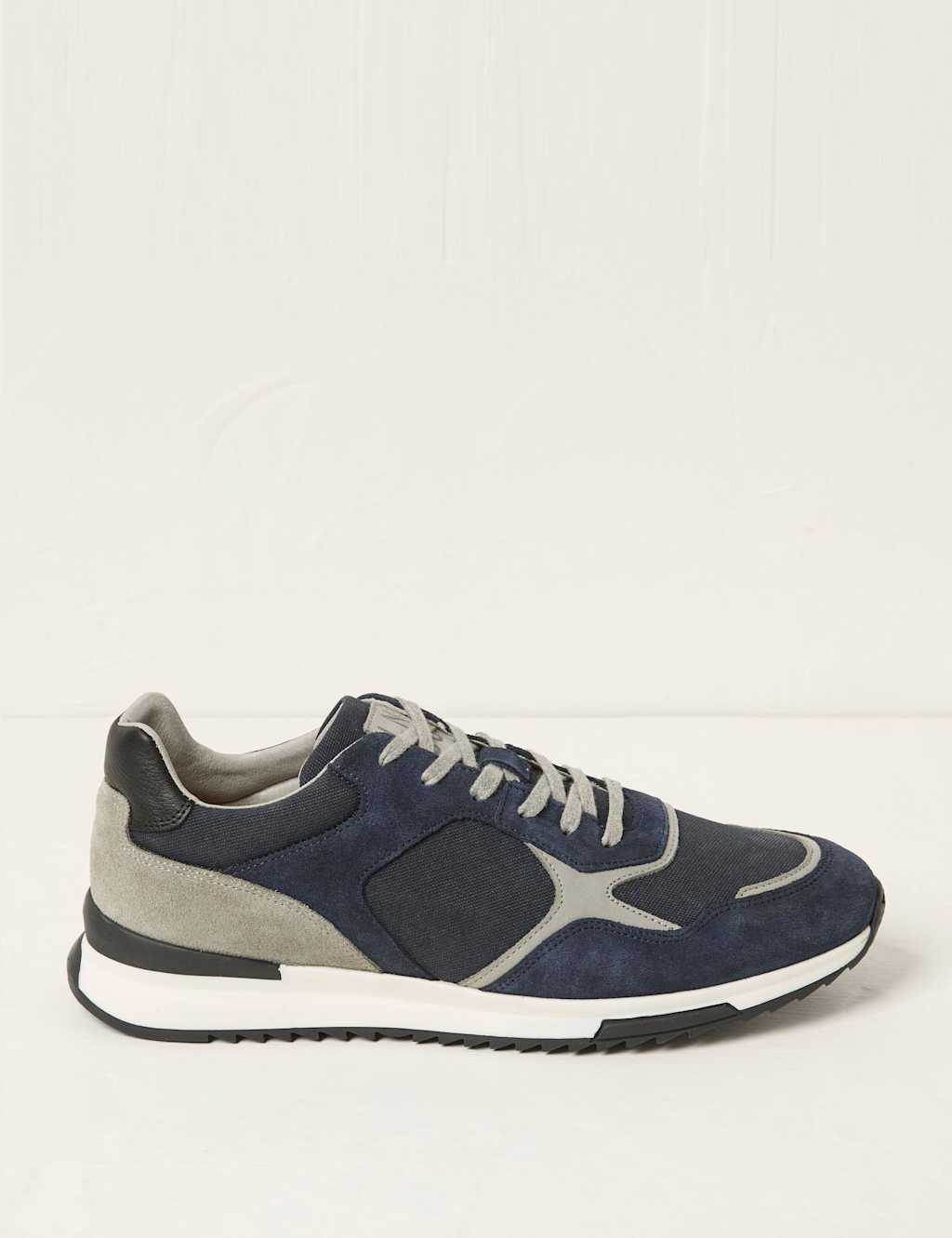 Suede Lace Up Trainers