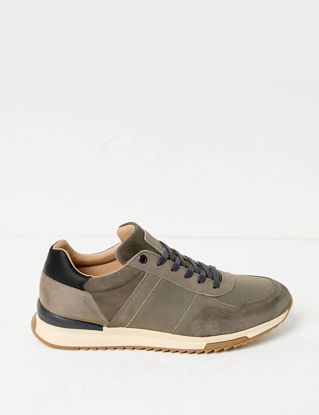 Suede Lace Up Trainers