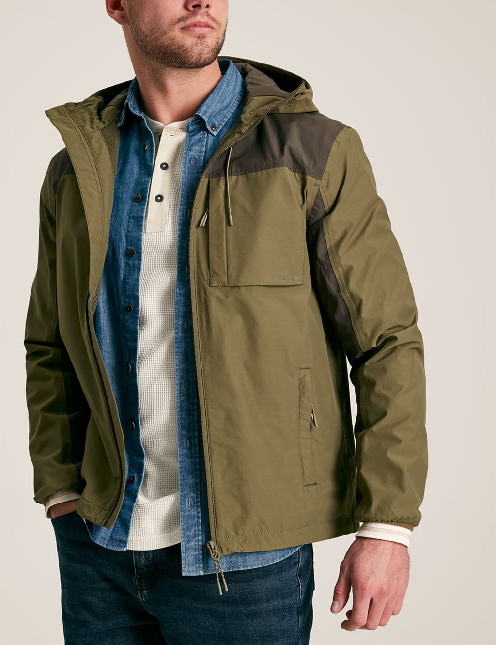 Cotton Blend Padded Anorak