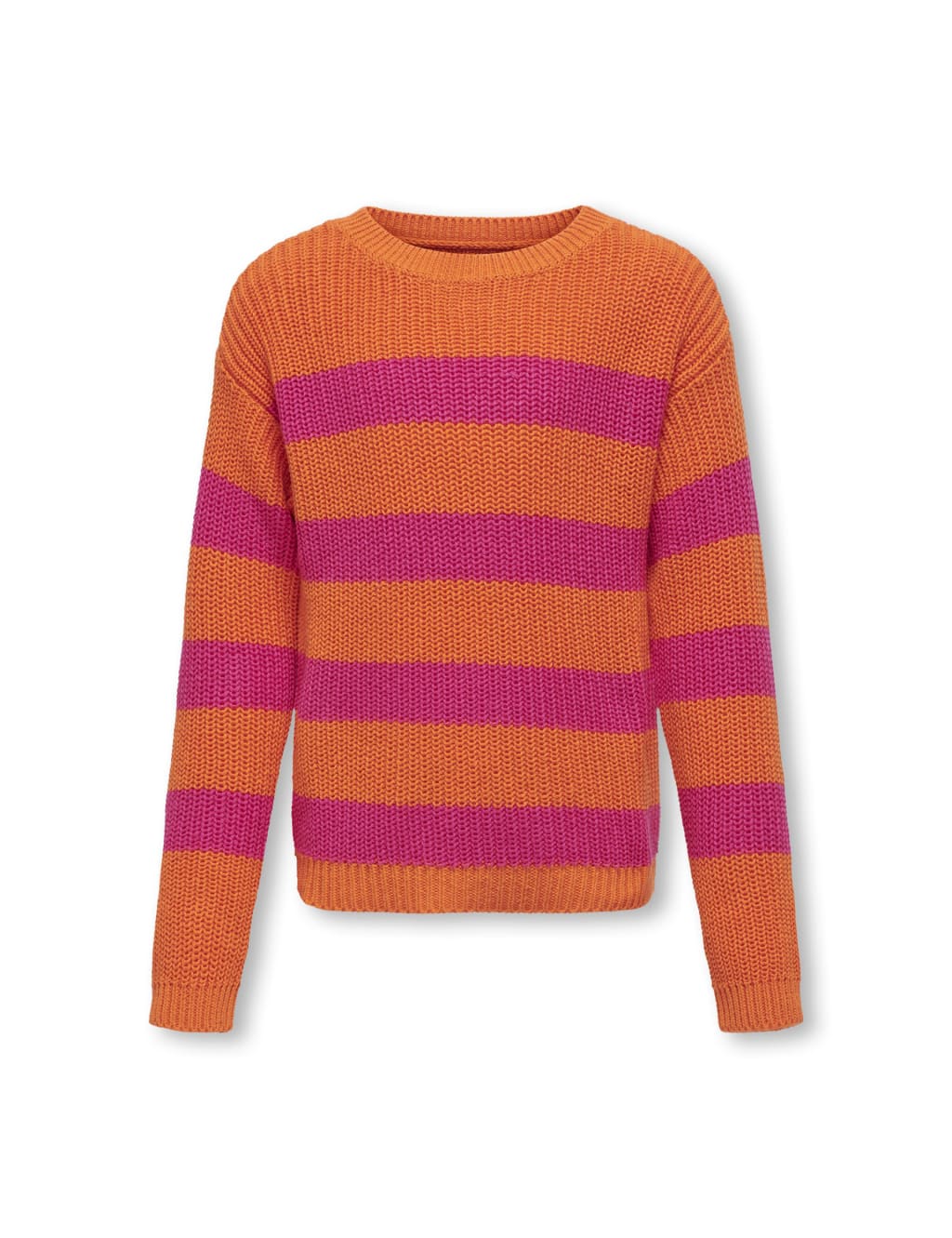 Cotton Blend Striped Knitted Jumper (7-14 Yrs)