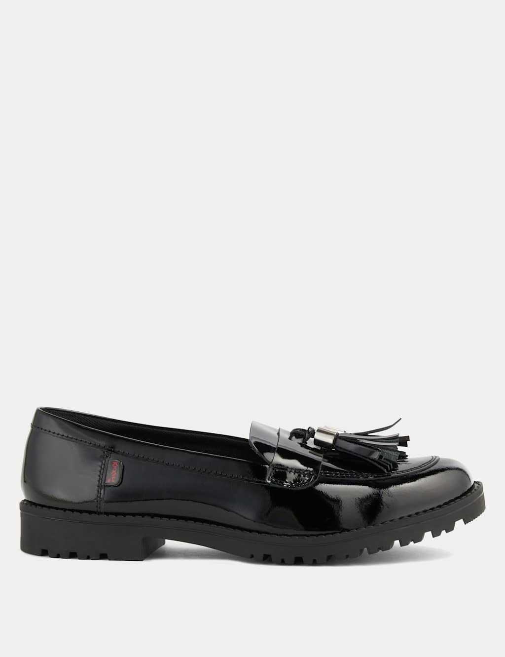 Leather Patent Tassel Loafers