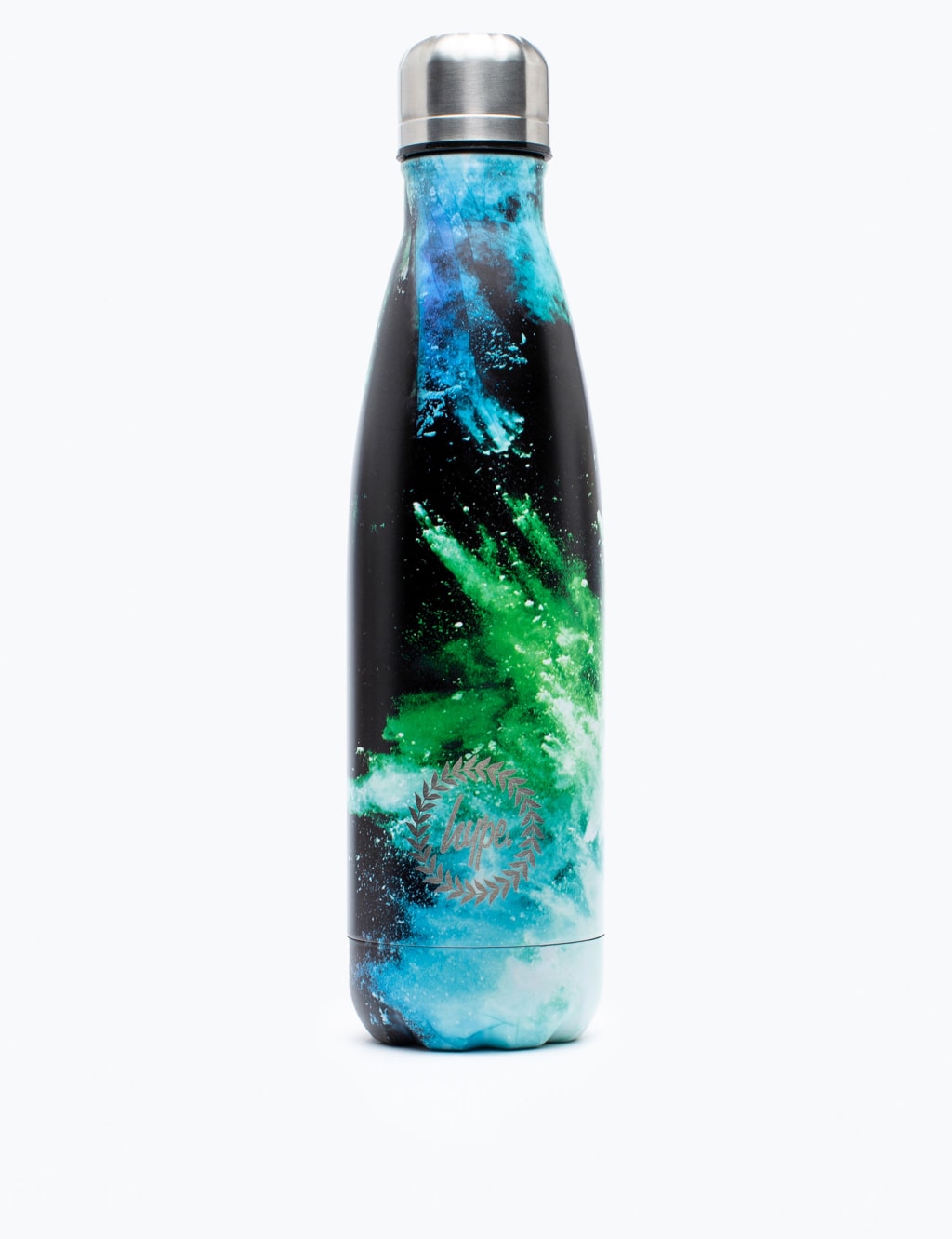 Hype Patterned Water Bottle Black Mix