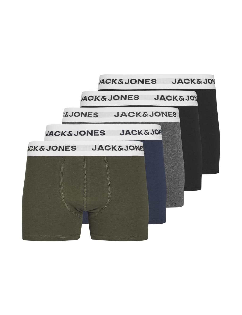 5pk Cotton Rich Trunks (8-16 Yrs)