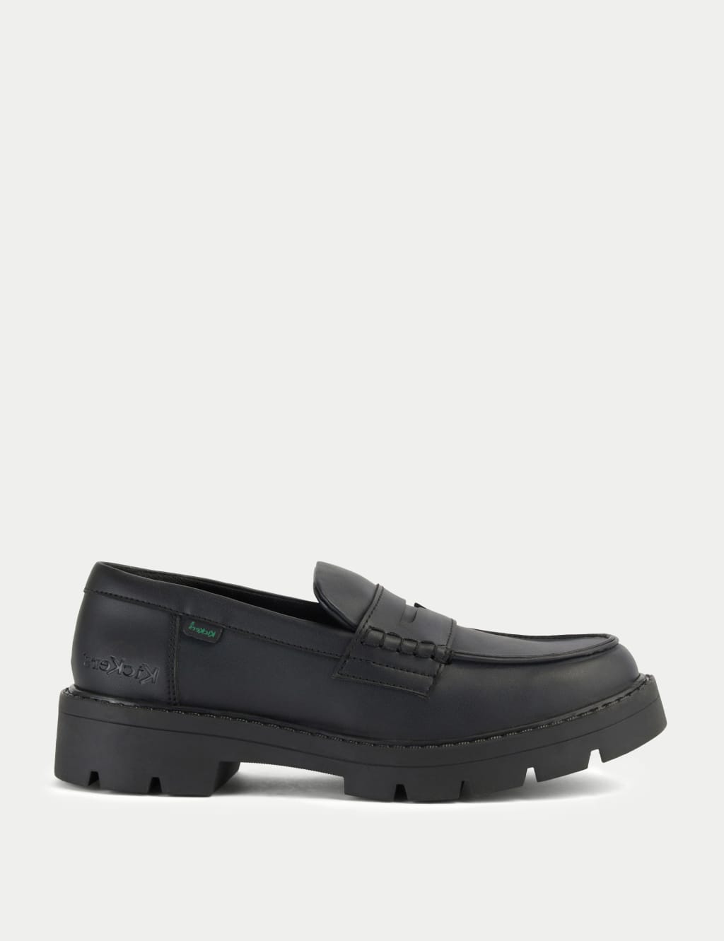 Chunky Block Heel Loafers