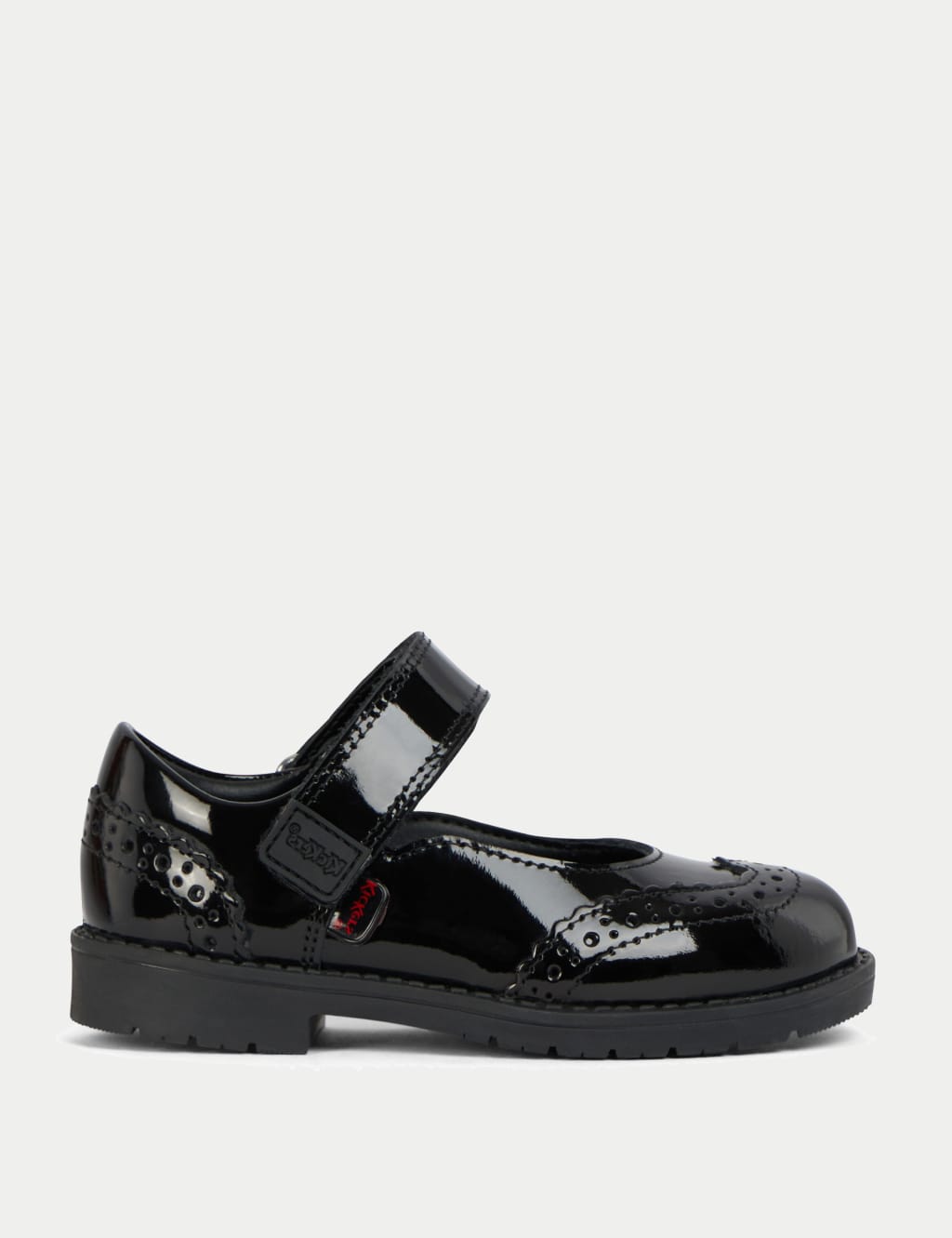 Kids' Leather Riptape Brogues (7 Small - 12 Small)
