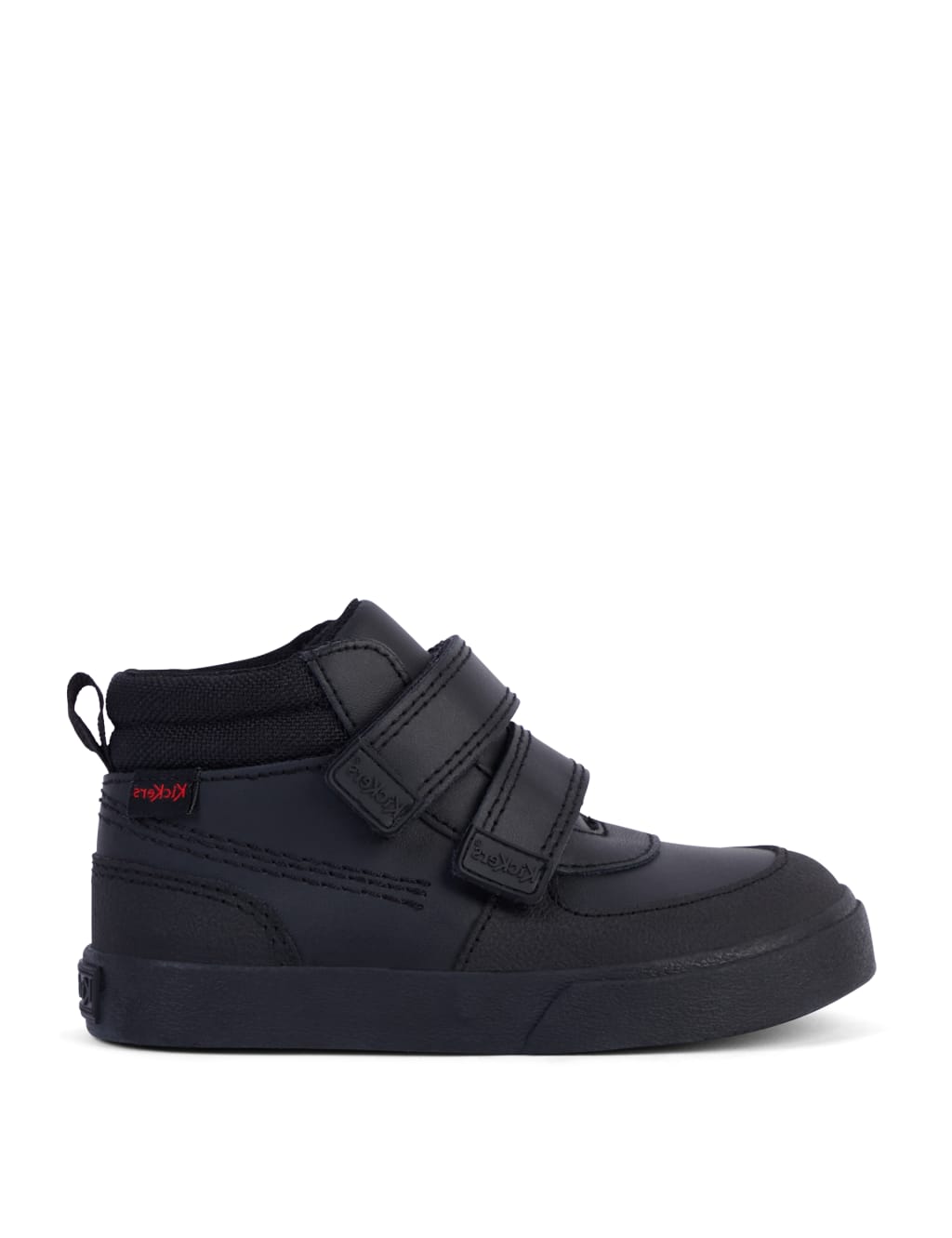 Kids' Leather High Top School Shoes (7 Small - 12 Small)