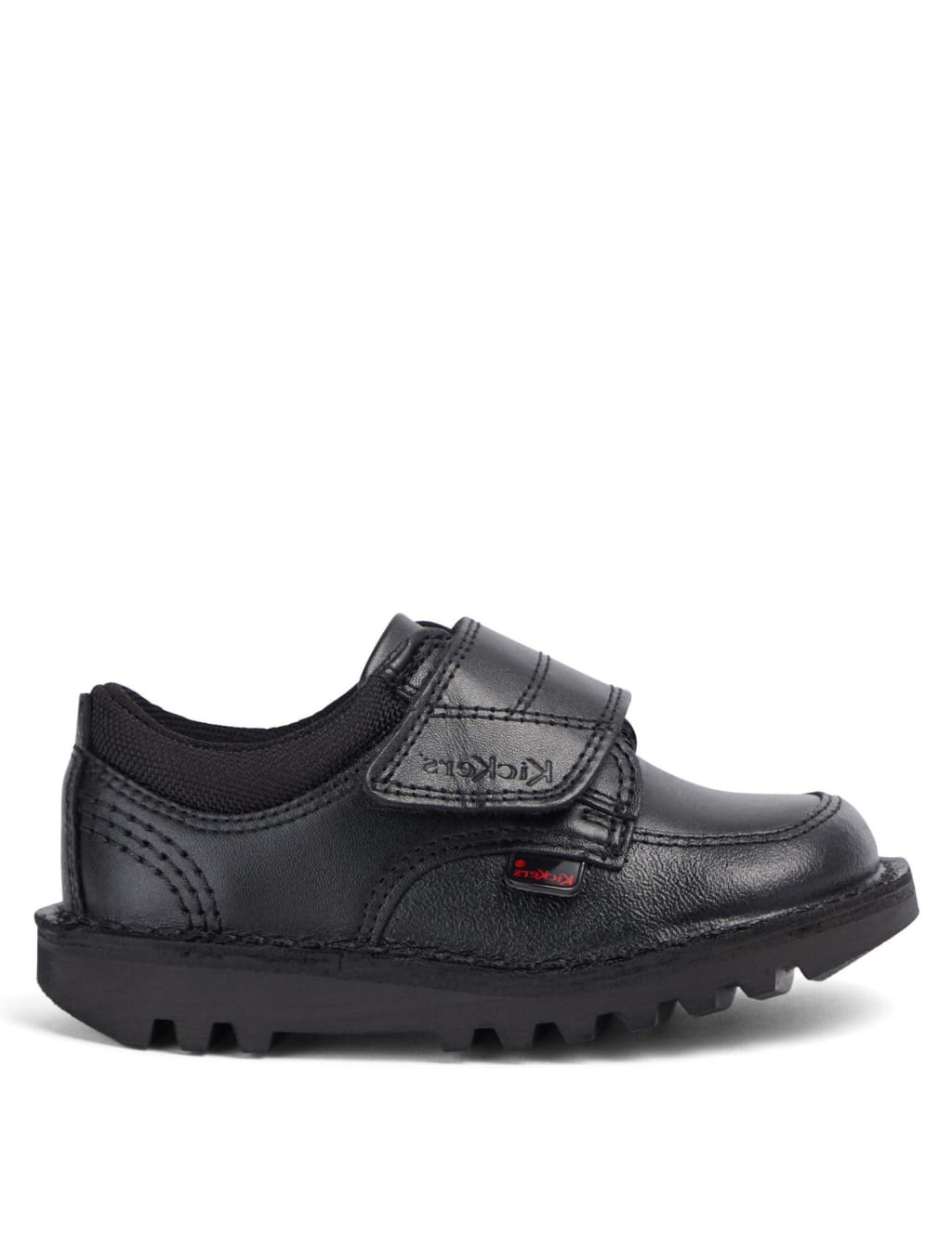 Kids' Leather Riptape School Shoes