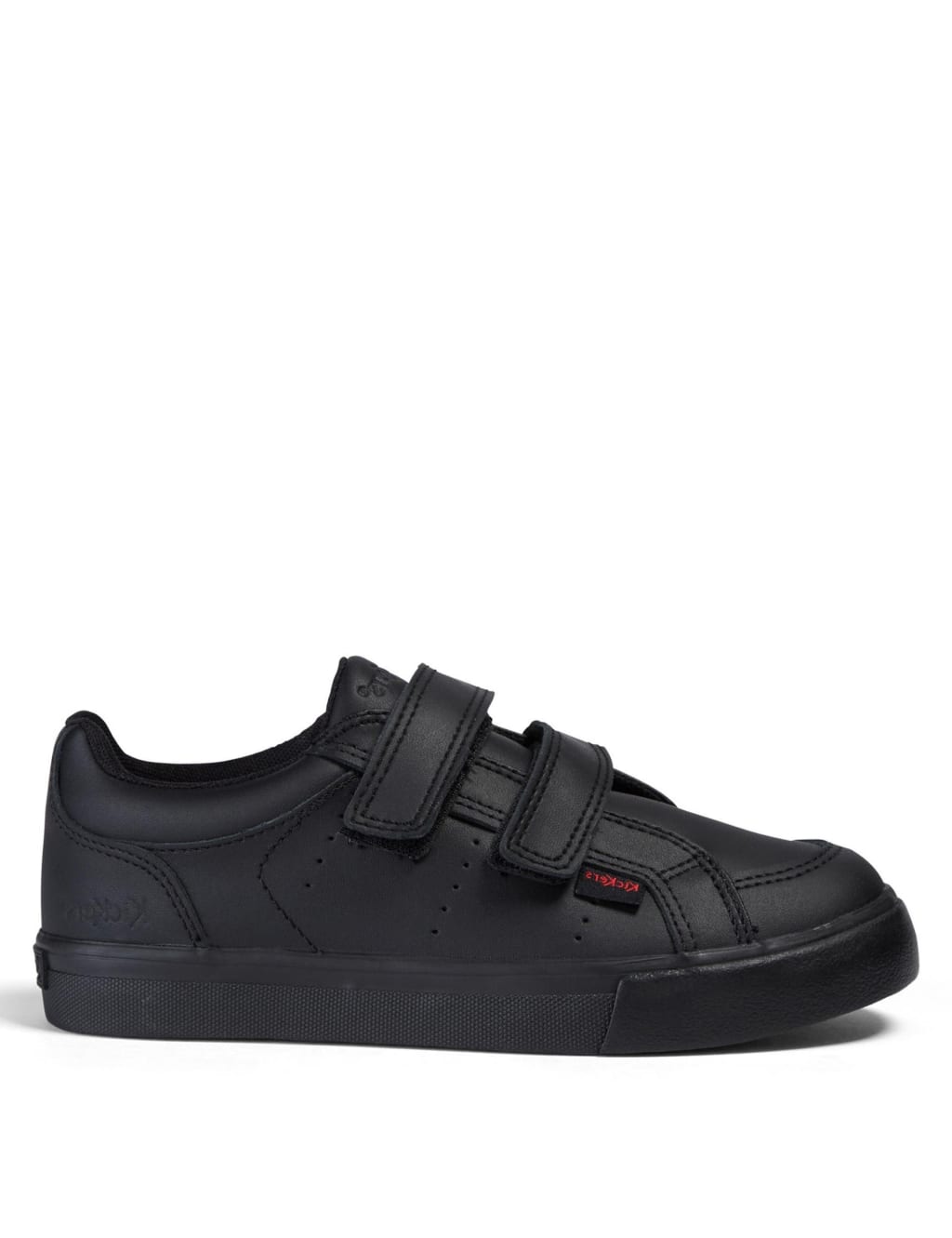 Kids' Leather Riptape School Shoes