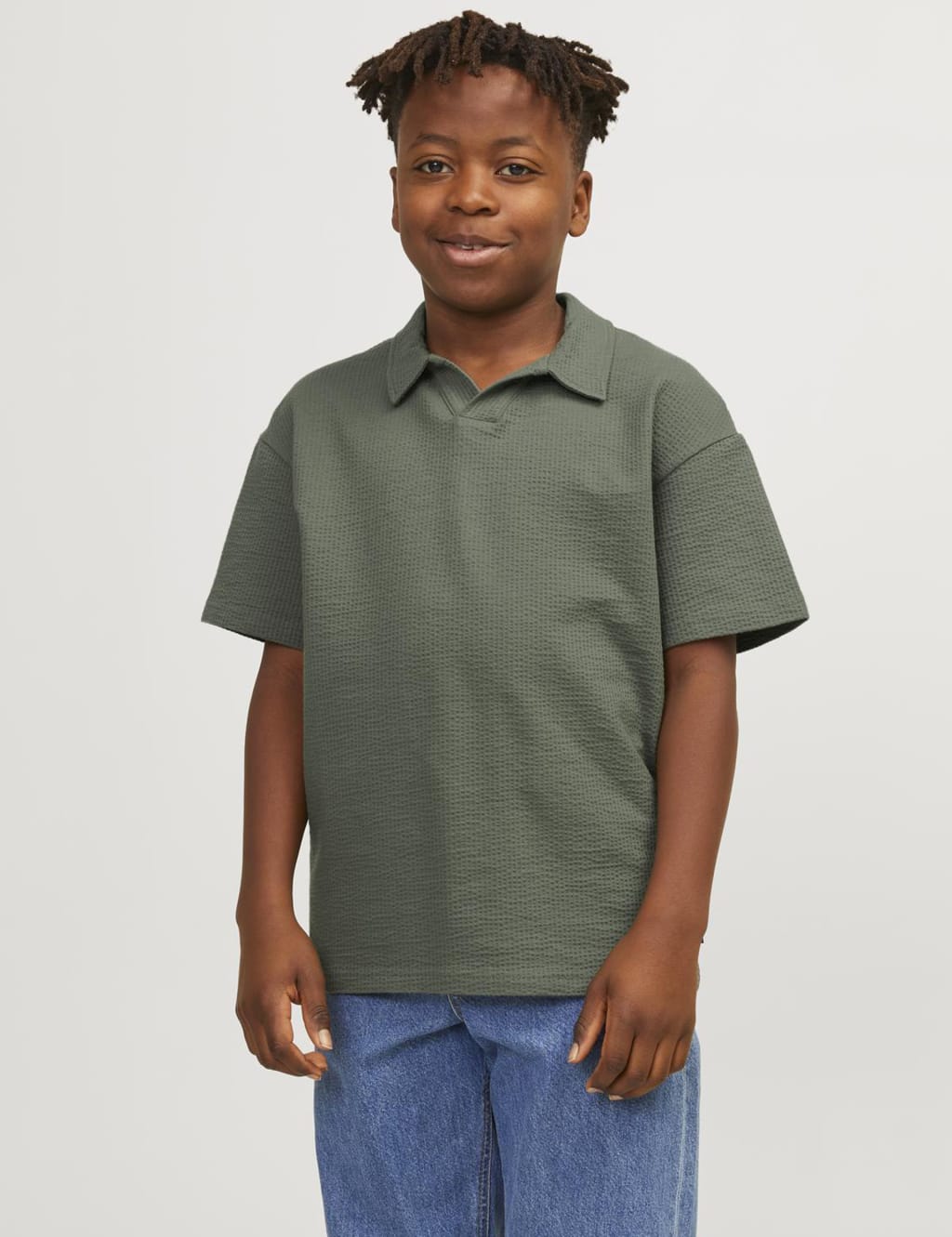 Boys green polo cheap