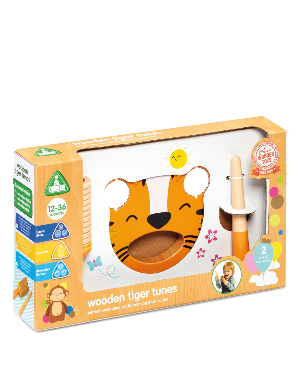 Wooden Tiger Tunes Music Set (12-36 Mths)